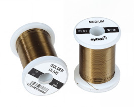 Flat Colour Wire, Medium, Golden Olive